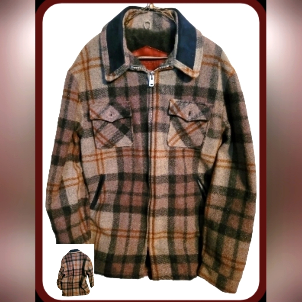 Woolrich Brown Shacket, Wool, Mens Size XL, EUC - Picture 3 of 8